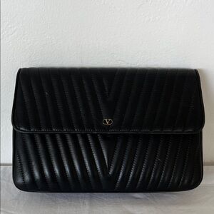 Valentino Garavani Quilted Leather Shoulder Bag/Clutch